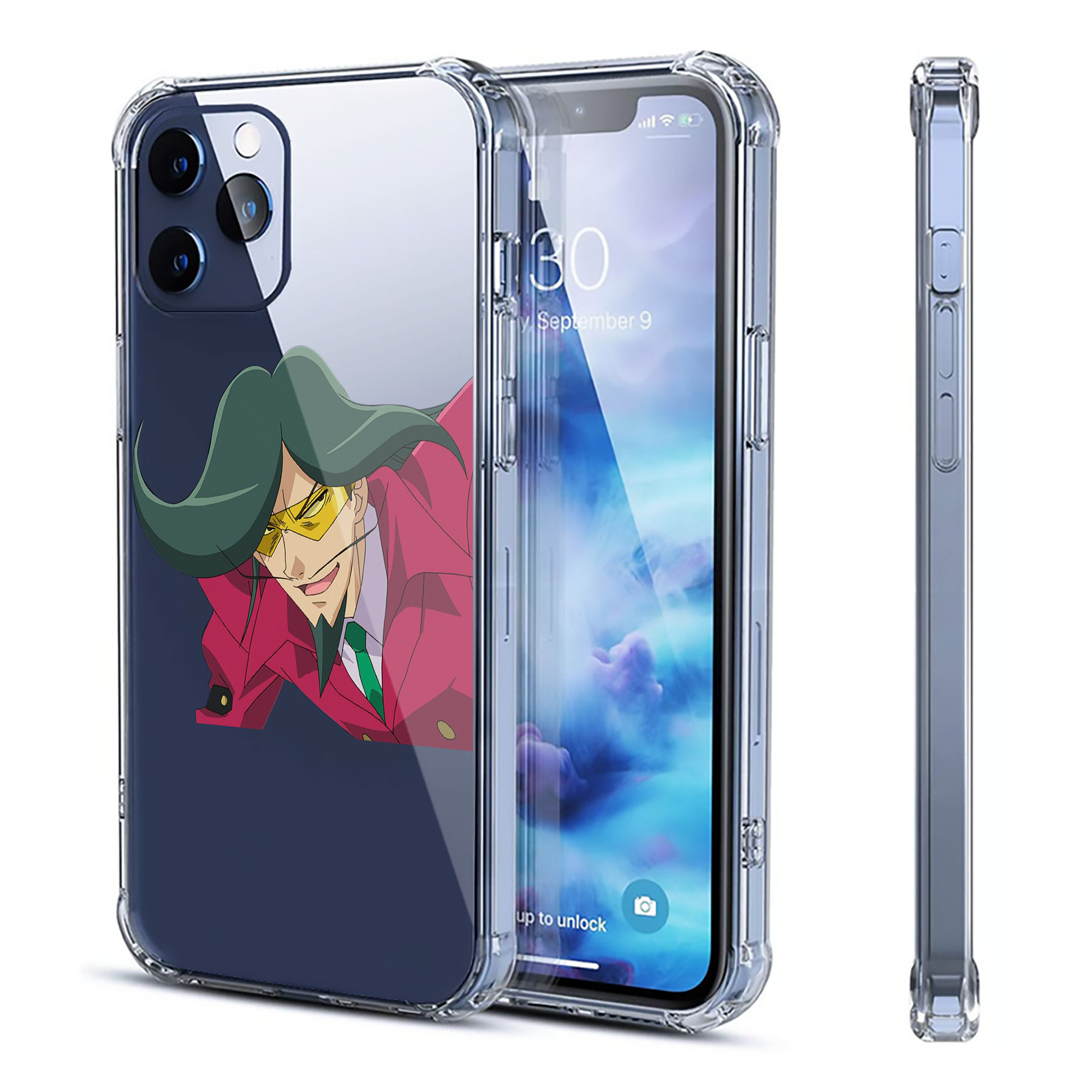 （画像用） 遊☆戯☆王 Yu-Gi-Oh! 【iPhone 12シリーズ対応】透明スマホケース（クリアソフトケース）